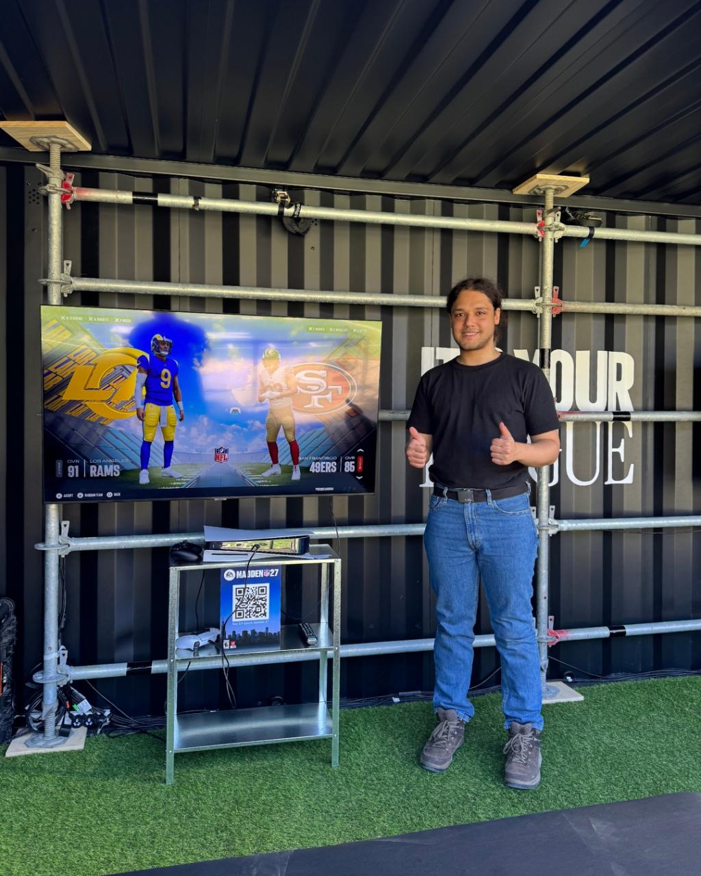Madden Gaming Activation at Nike Block, NFL Melbourne